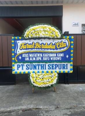 Papan Bunga Duka di Sasahan