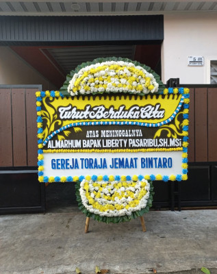 Papan Bunga Duka di Sasahan